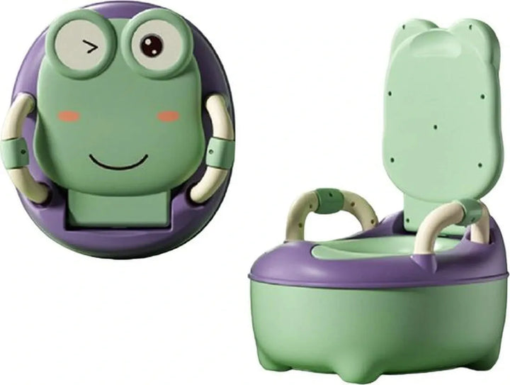 Plaspotje peuter – Toilettrainer met deksel – Kind WC verkleiner – Voor jongen & meisje – Groen-Plaspot-Ilumina Benelux