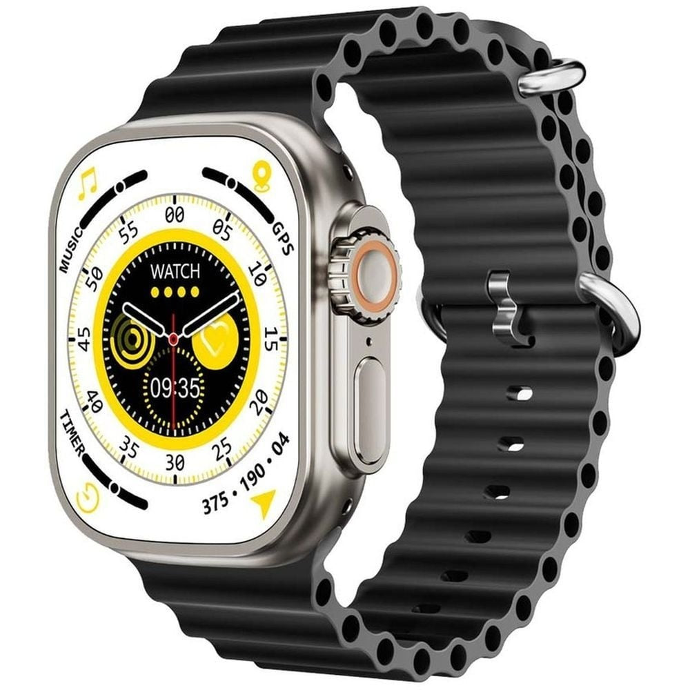 Porodo Ultra Ultimo Titan Smart Watch - Zwart-Smartwatches-Ilumina Benelux