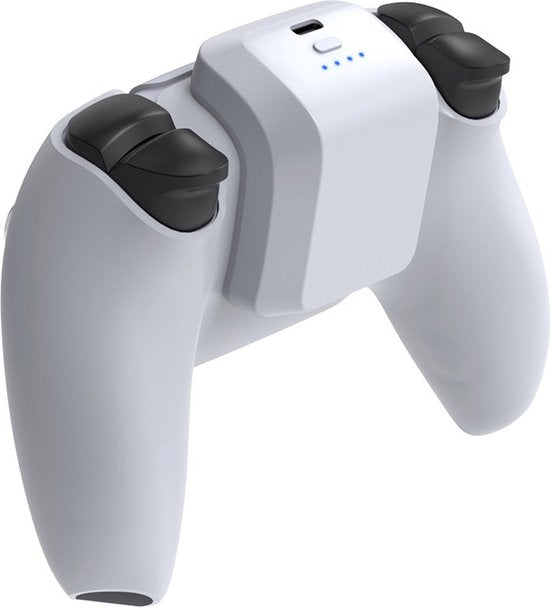 Powerbank voor PS5 Controller – Geschikt voor PlayStation 5 – 1500mAh Oplaadbare Accu & Oplader – LED-indicator – Veilig & Energiezuinig – Zwart-Ilumina Benelux