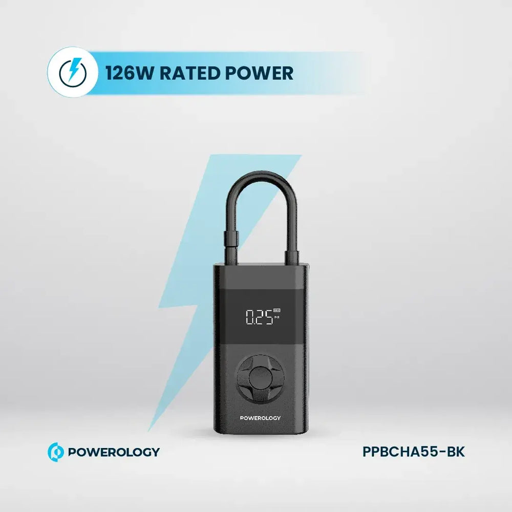 Powerology 3C Mini Air Pump 4000mAh - Zwart-Powerbank-Ilumina Benelux