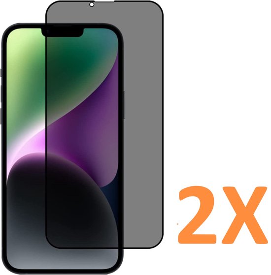 Privacy iPhone 16E Screenprotector Gehard 9H – Anti Inkijk – 2-Pack-Ilumina Benelux