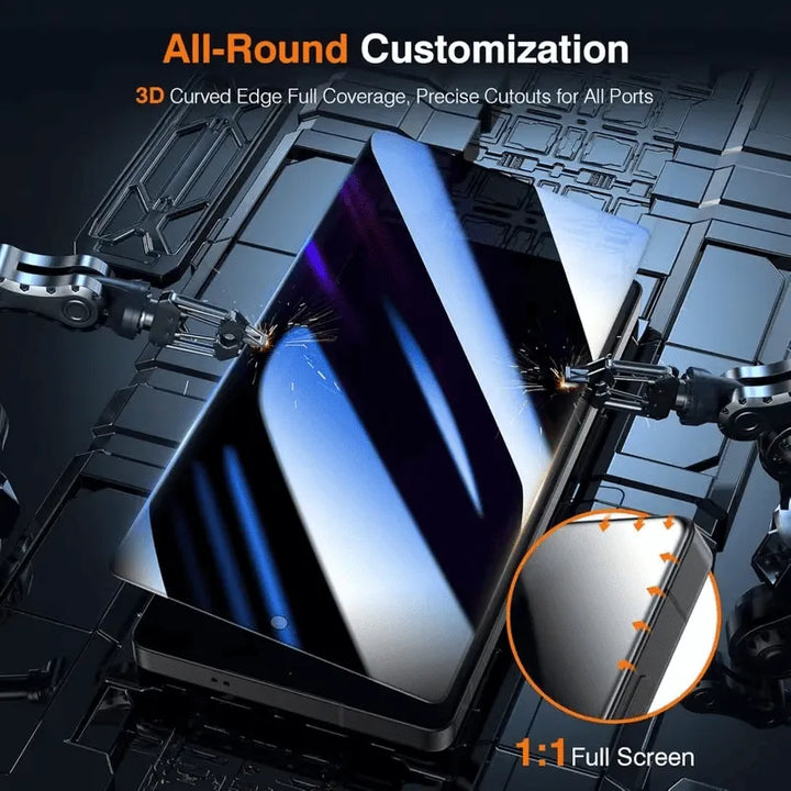 Samsung Galaxy S24 Plus Screenprotector Privacy Glas Gehard 9H – 3-Pack-Ilumina Benelux