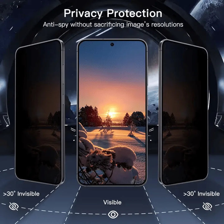 Samsung Galaxy S23 FE Privacy Screenprotector – Tempered Glas – 5-Pack-Ilumina Benelux
