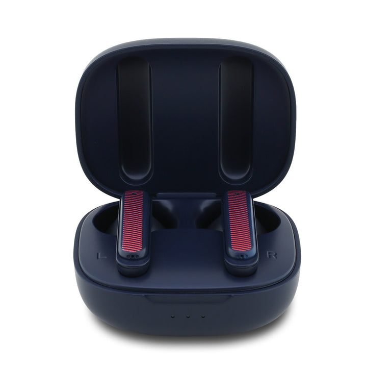 Red Bull Racing Bluetooth Earbuds TWS - ENC - Printed Logo & Powerbar - Navy-In-ear koptelefoon-Ilumina Benelux