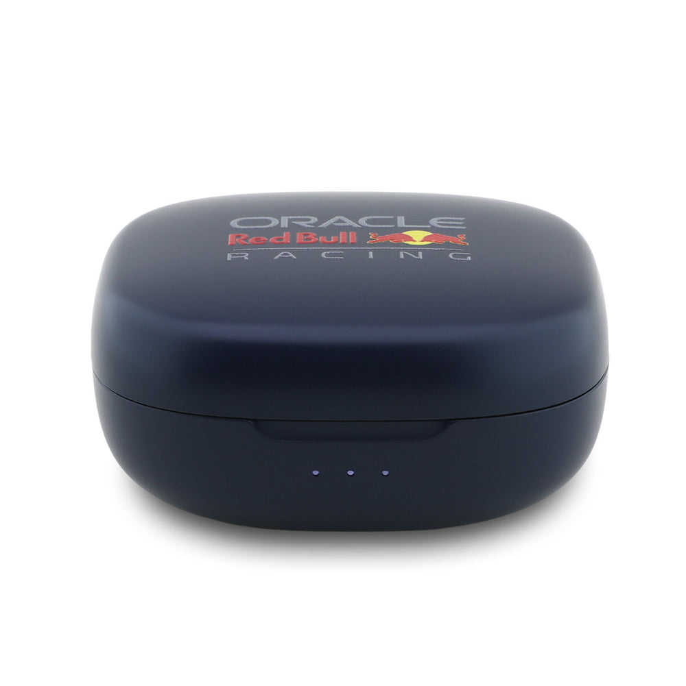Red Bull Racing Bluetooth Earbuds TWS - ENC - Printed Logo & Powerbar - Navy-In-ear koptelefoon-Ilumina Benelux