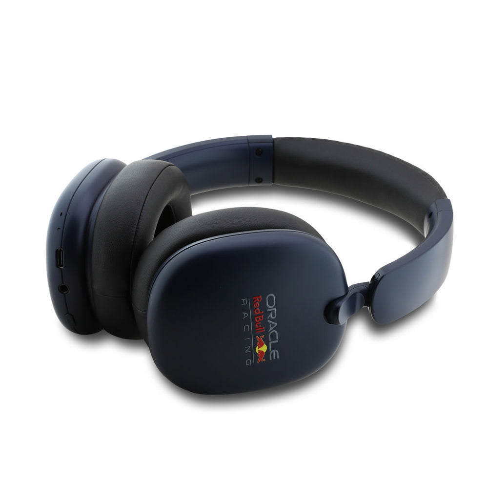 Red Bull Racing Bluetooth Headphones - Printed Logo - Navy-Headphones-Ilumina Benelux