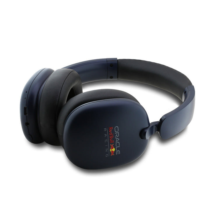 Red Bull Racing Bluetooth Headphones - Printed Logo - Navy-Headphones-Ilumina Benelux