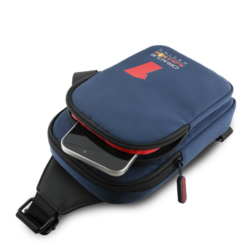 Red Bull Racing Nylon Crossbody Bag - Number 1 - Navy-Hoesjes-Ilumina Benelux