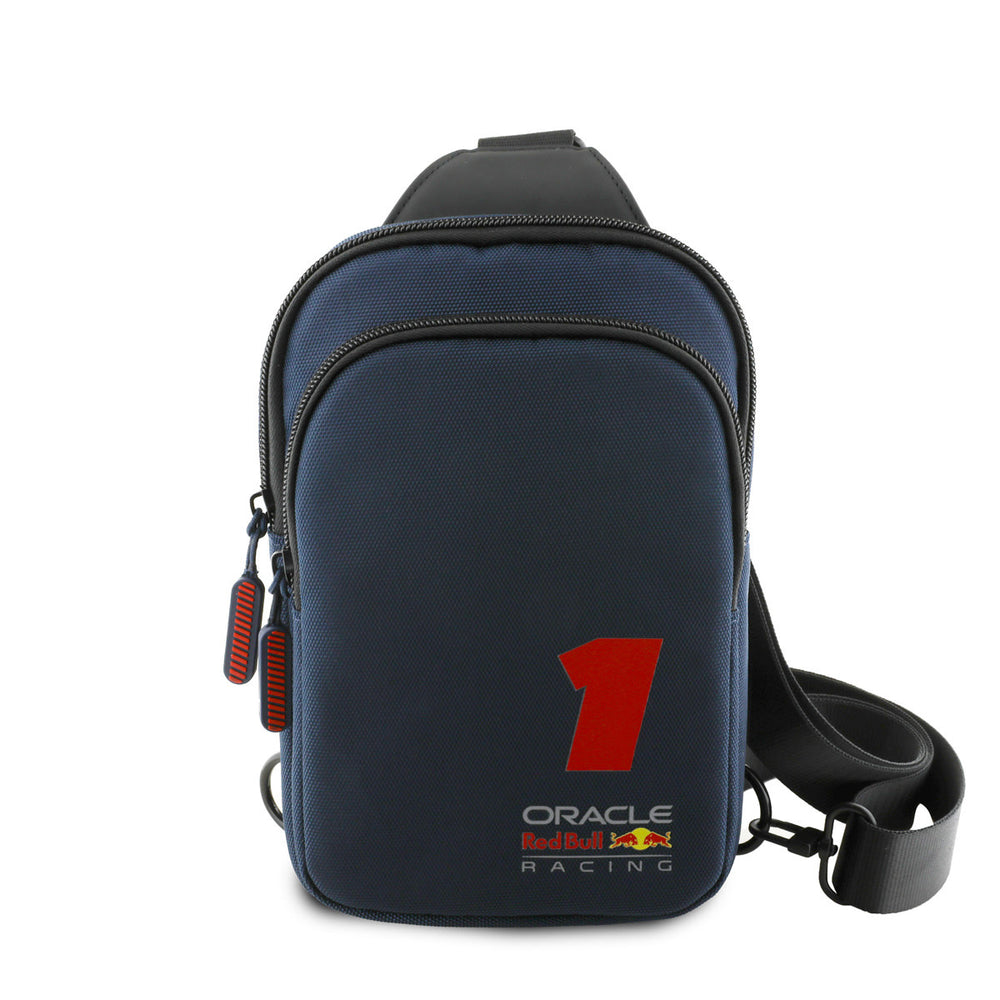 Red Bull Racing Nylon Crossbody Bag - Number 1 - Navy-Hoesjes-Ilumina Benelux