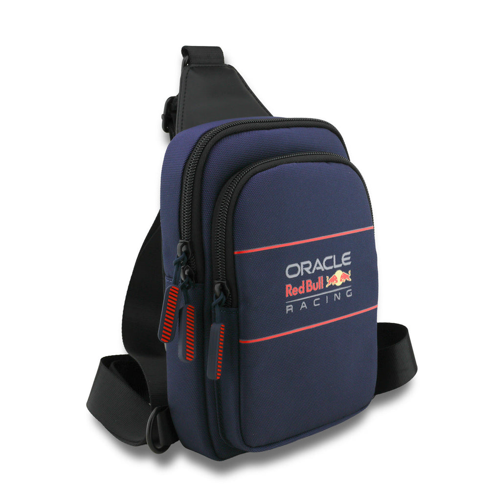 Red Bull Racing Nylon Crossbody Bag - Oversized Logo - Navy-Hoesjes-Ilumina Benelux