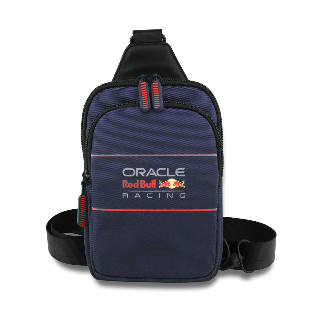 Red Bull Racing Nylon Crossbody Bag - Oversized Logo - Navy-Hoesjes-Ilumina Benelux