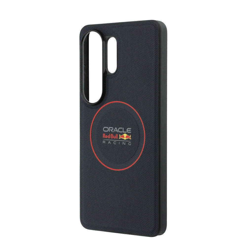 Red Bull Racing Samsung Galaxy S26 Ultra Backcover hoesje - Magsafe - Meshed PU Leather - Red Ring Logo - Navy-Hoesjes-Ilumina Benelux
