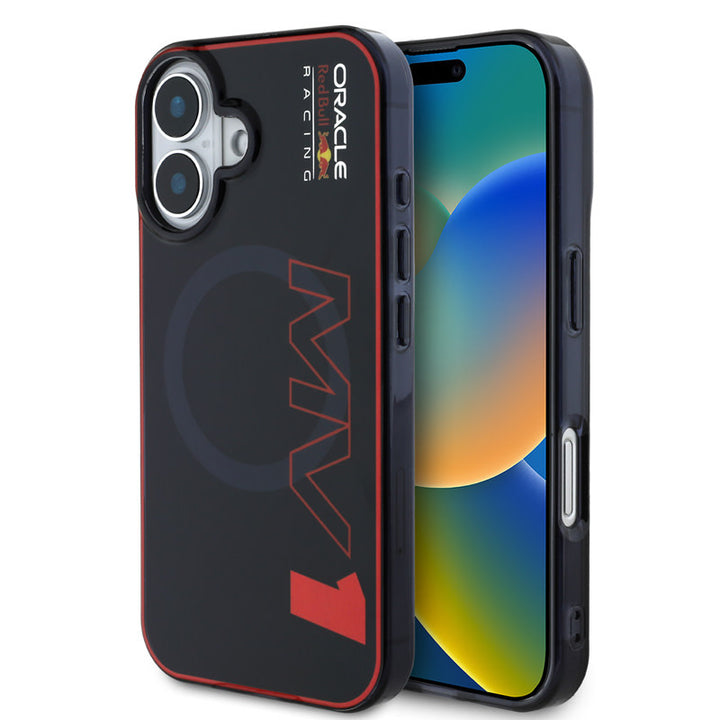 Red Bull Racing iPhone 16 Backcover hoesje Magsafe Double Layer - MV 1 - Navy-Hoesjes-Ilumina Benelux