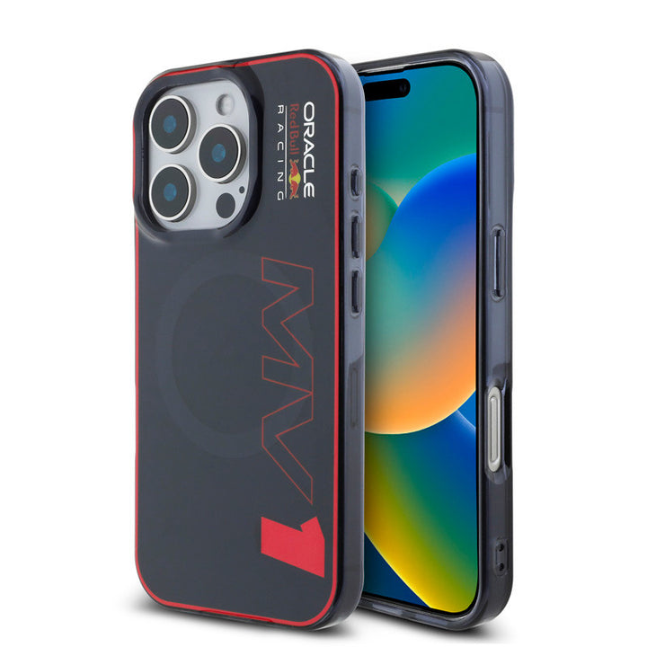 Red Bull Racing iPhone 16 Pro Max Backcover hoesje Magsafe Double Layer - MV 1 - Navy-Hoesjes-Ilumina Benelux