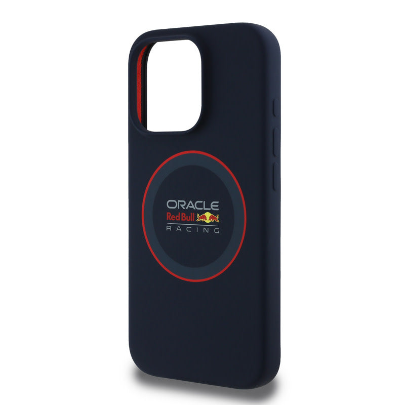 Red Bull Racing iPhone 16 Pro Max Backcover hoesje Magsafe - Liquid Silicone - Red Ring Logo - Navy-Hoesjes-Ilumina Benelux