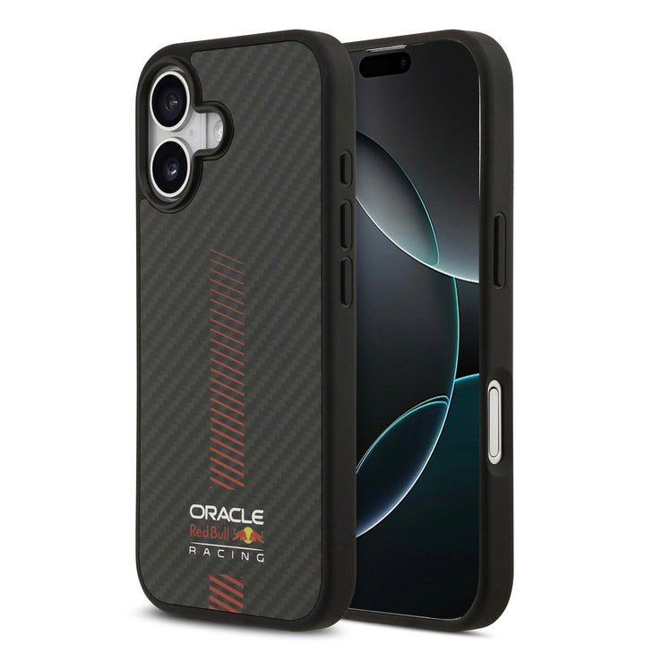 Red Bull Racing iPhone 17 Backcover hoesje - Magsafe - Kevlar - Powerbar - Zwart-Hoesjes-Ilumina Benelux