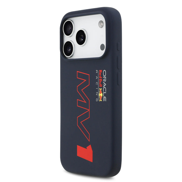 Red Bull Racing iPhone 17 Pro Backcover hoesje - MagSafe - Liquid Silicone - MV1 - Navy-Hoesjes-Ilumina Benelux