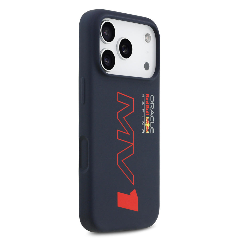 Red Bull Racing iPhone 17 Pro Backcover hoesje - MagSafe - Liquid Silicone - MV1 - Navy-Hoesjes-Ilumina Benelux