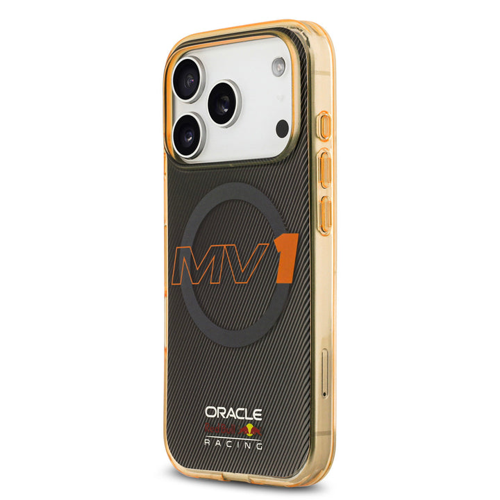 Red Bull Racing iPhone 17 Pro Backcover hoesje - Magsafe - Double Layer - MV1 - Grijs-Hoesjes-Ilumina Benelux
