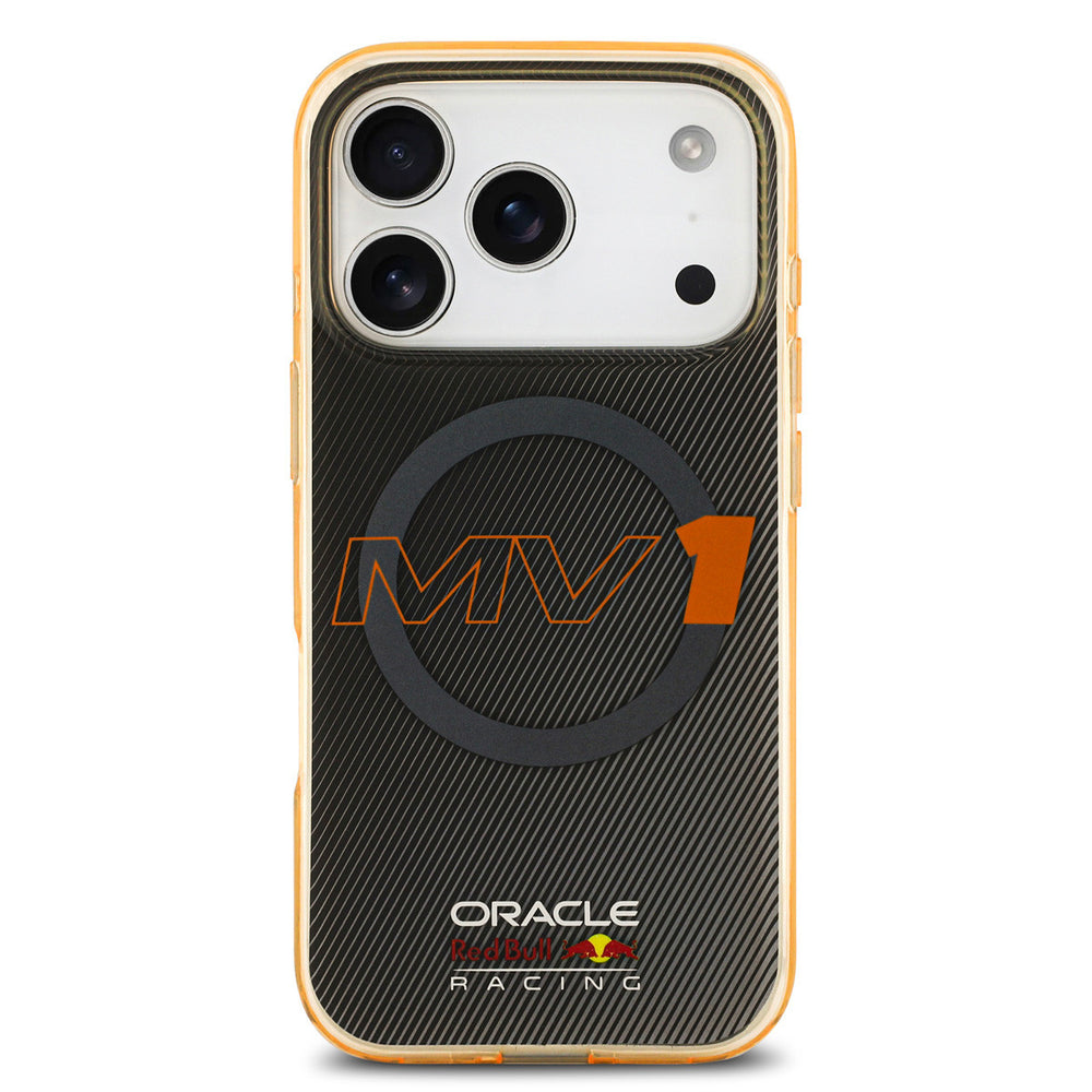 Red Bull Racing iPhone 17 Pro Backcover hoesje - Magsafe - Double Layer - MV1 - Grijs-Hoesjes-Ilumina Benelux