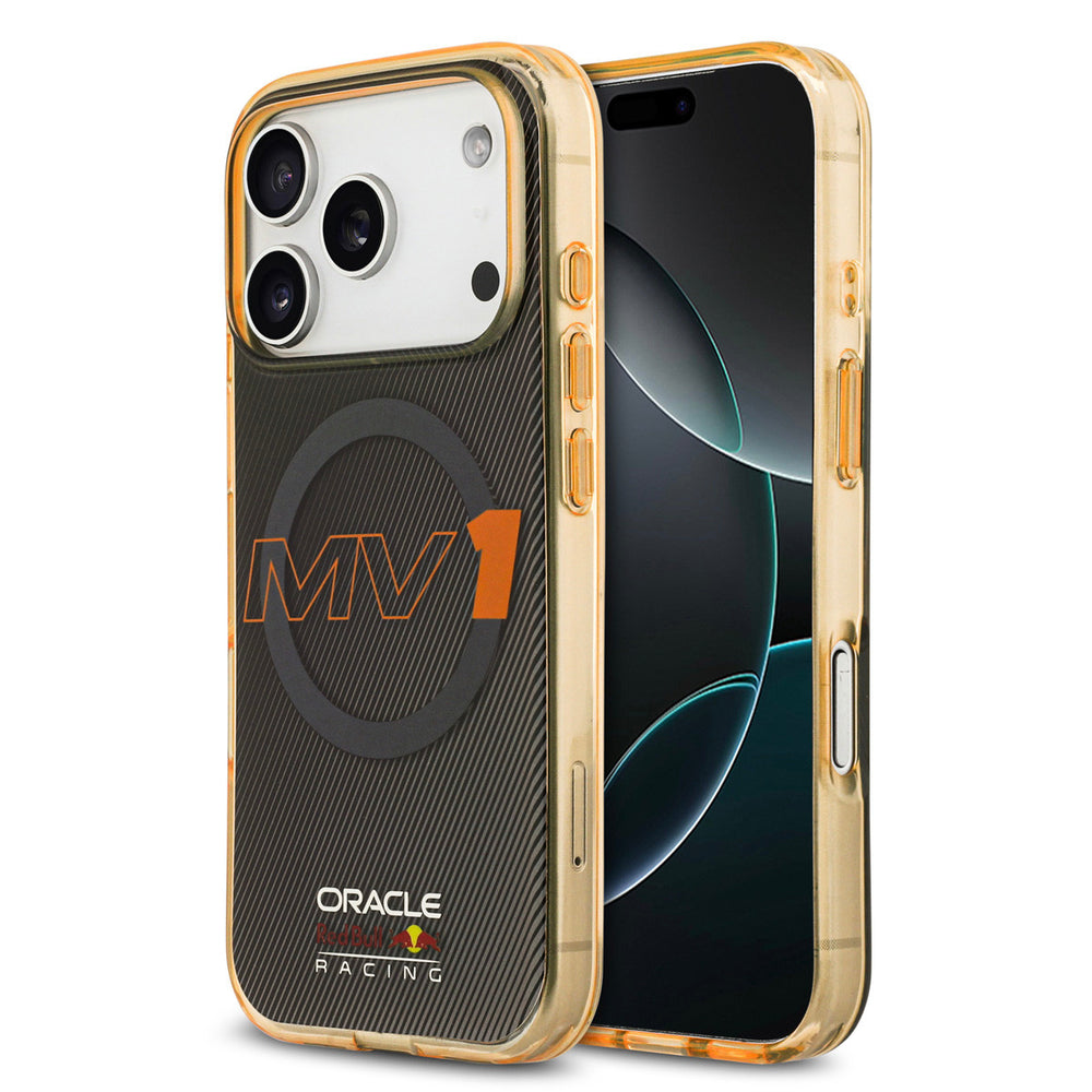 Red Bull Racing iPhone 17 Pro Backcover hoesje - Magsafe - Double Layer - MV1 - Grijs-Hoesjes-Ilumina Benelux