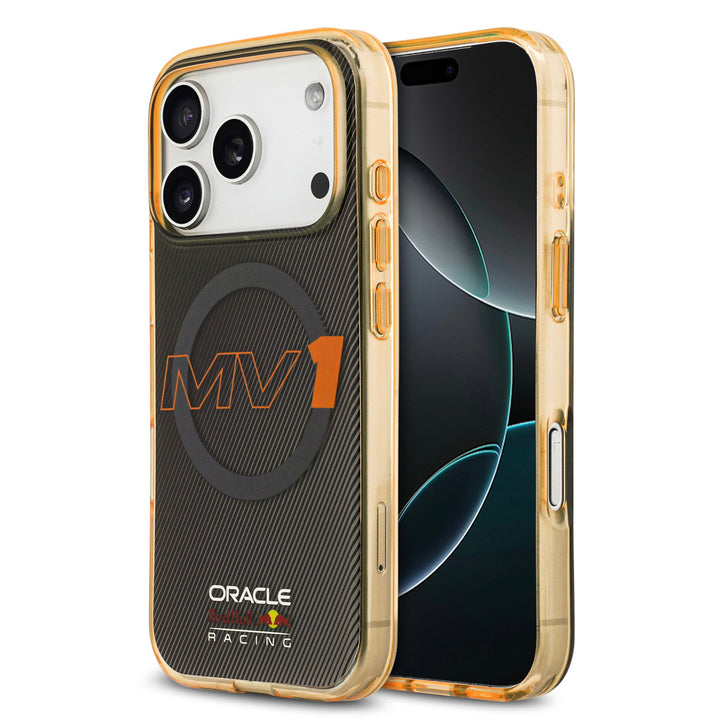 Red Bull Racing iPhone 17 Pro Backcover hoesje - Magsafe - Double Layer - MV1 - Grijs-Hoesjes-Ilumina Benelux