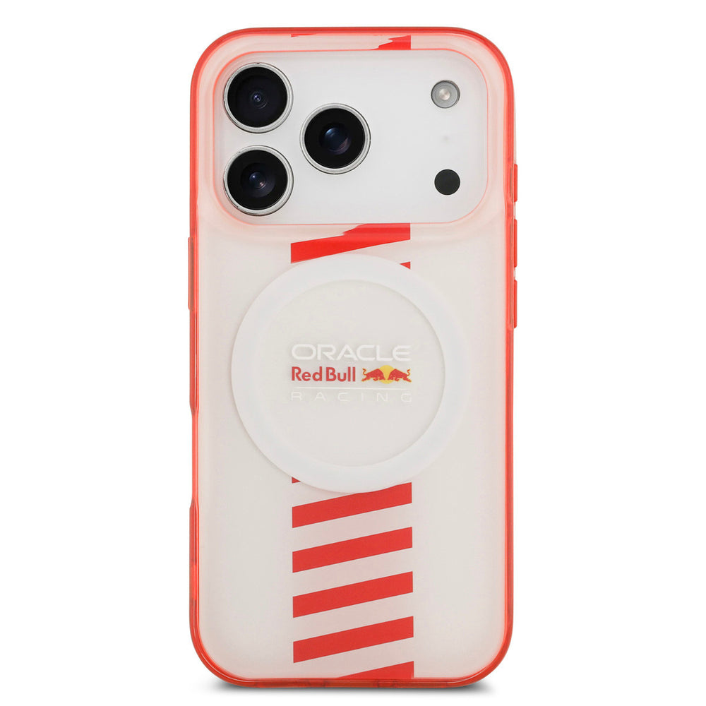 Red Bull Racing iPhone 17 Pro Backcover hoesje - Magsafe - Double Layer - Powerbar - Wit-Hoesjes-Ilumina Benelux