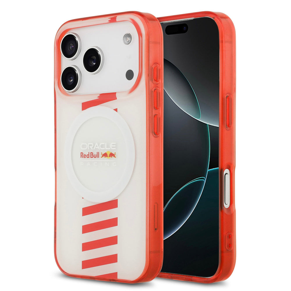 Red Bull Racing iPhone 17 Pro Backcover hoesje - Magsafe - Double Layer - Powerbar - Wit-Hoesjes-Ilumina Benelux