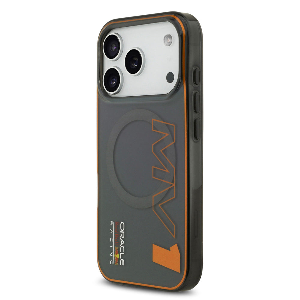 Red Bull Racing iPhone 17 Pro Backcover hoesje - Magsafe - Double Layer - Vertical MV 1 - Grijs-Hoesjes-Ilumina Benelux