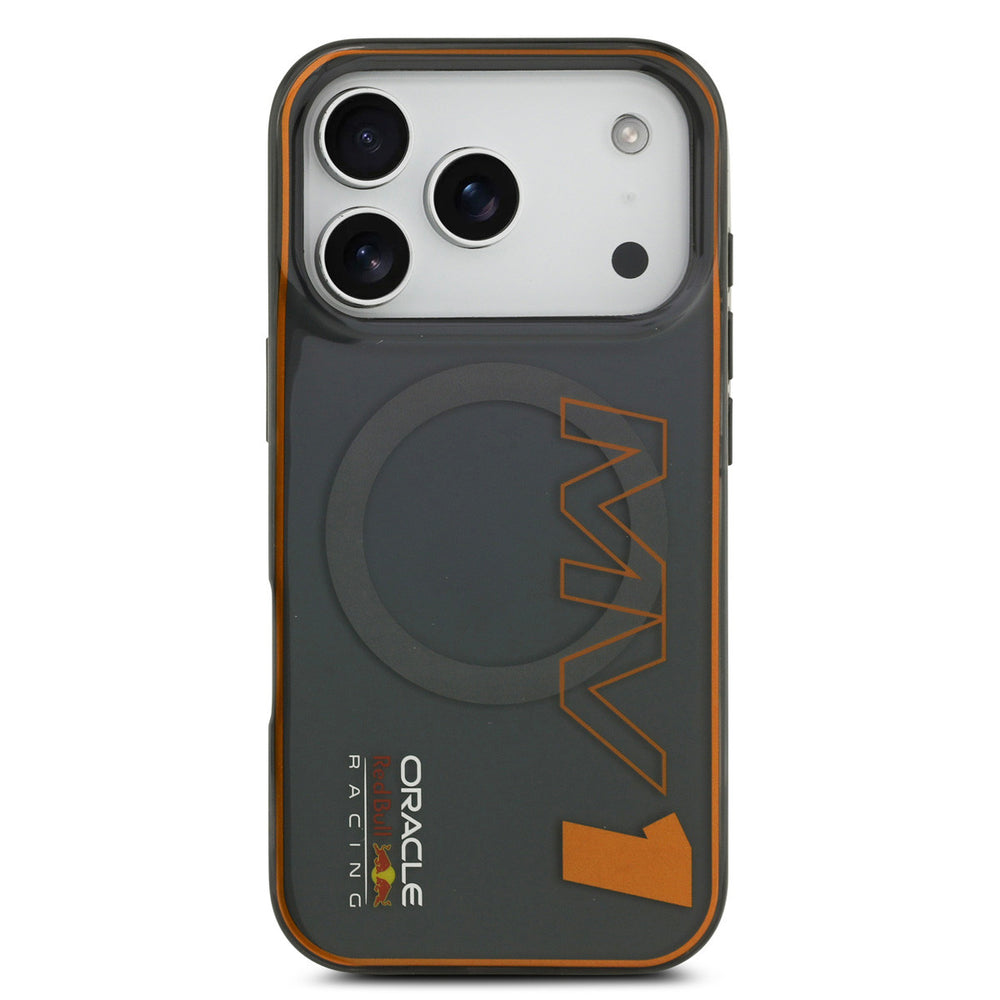 Red Bull Racing iPhone 17 Pro Backcover hoesje - Magsafe - Double Layer - Vertical MV 1 - Grijs-Hoesjes-Ilumina Benelux