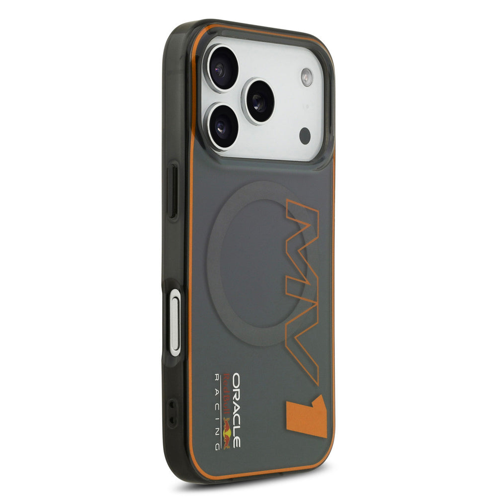 Red Bull Racing iPhone 17 Pro Backcover hoesje - Magsafe - Double Layer - Vertical MV 1 - Grijs-Hoesjes-Ilumina Benelux
