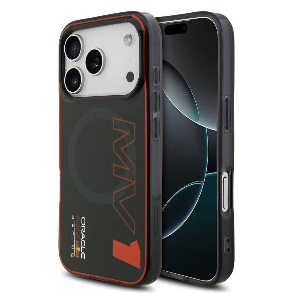 Red Bull Racing iPhone 17 Pro Backcover hoesje - Magsafe - Double Layer - Vertical MV1 - Navy-Hoesjes-Ilumina Benelux