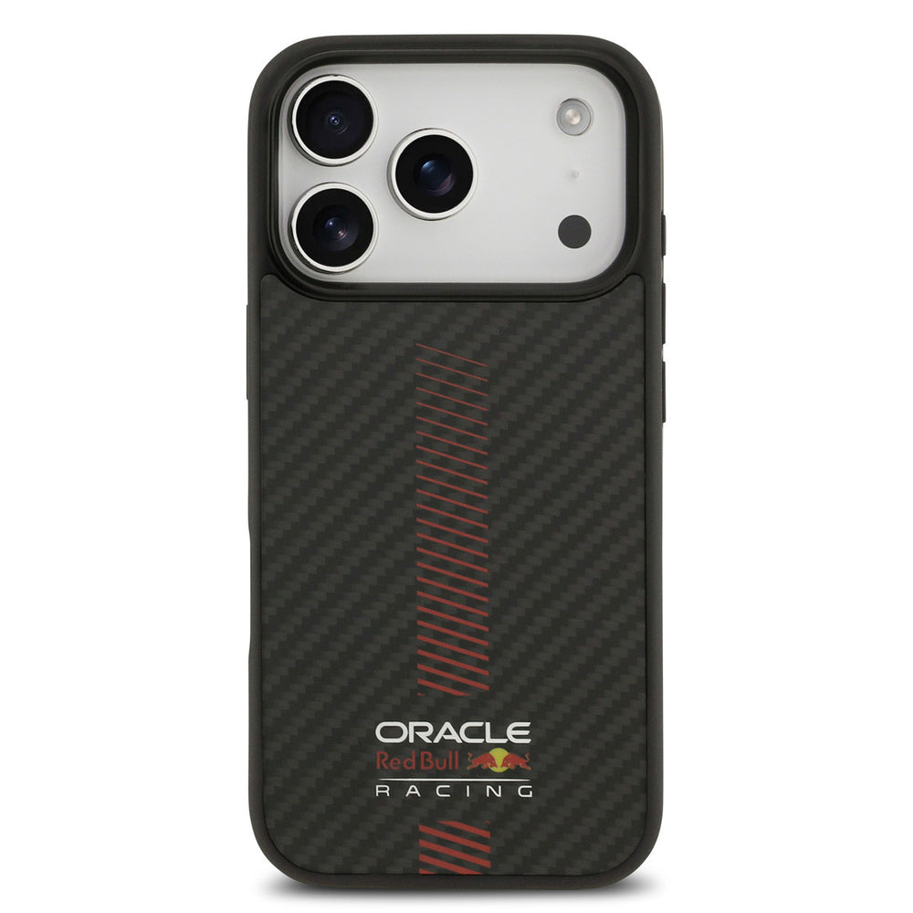 Red Bull Racing iPhone 17 Pro Backcover hoesje - Magsafe - Kevlar - Powerbar - Zwart-Hoesjes-Ilumina Benelux