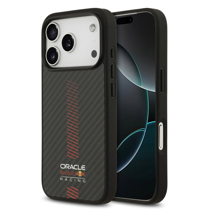Red Bull Racing iPhone 17 Pro Backcover hoesje - Magsafe - Kevlar - Powerbar - Zwart-Hoesjes-Ilumina Benelux