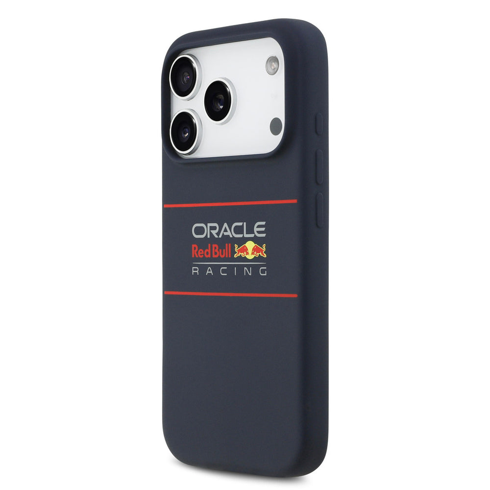 Red Bull Racing iPhone 17 Pro Backcover hoesje - Magsafe - Liquid Silicon - Horizontal Logo - Navy-Hoesjes-Ilumina Benelux