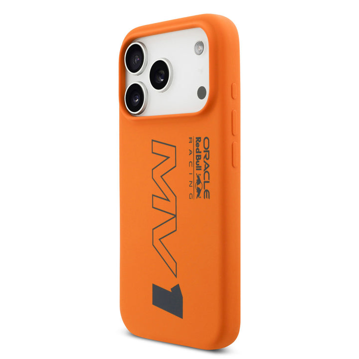 Red Bull Racing iPhone 17 Pro Backcover hoesje - Magsafe - Liquid Silicone - MV1 - Oranje-Hoesjes-Ilumina Benelux