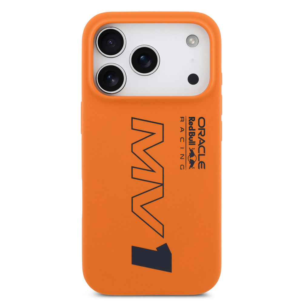 Red Bull Racing iPhone 17 Pro Backcover hoesje - Magsafe - Liquid Silicone - MV1 - Oranje-Hoesjes-Ilumina Benelux