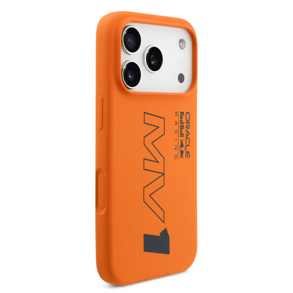 Red Bull Racing iPhone 17 Pro Backcover hoesje - Magsafe - Liquid Silicone - MV1 - Oranje-Hoesjes-Ilumina Benelux