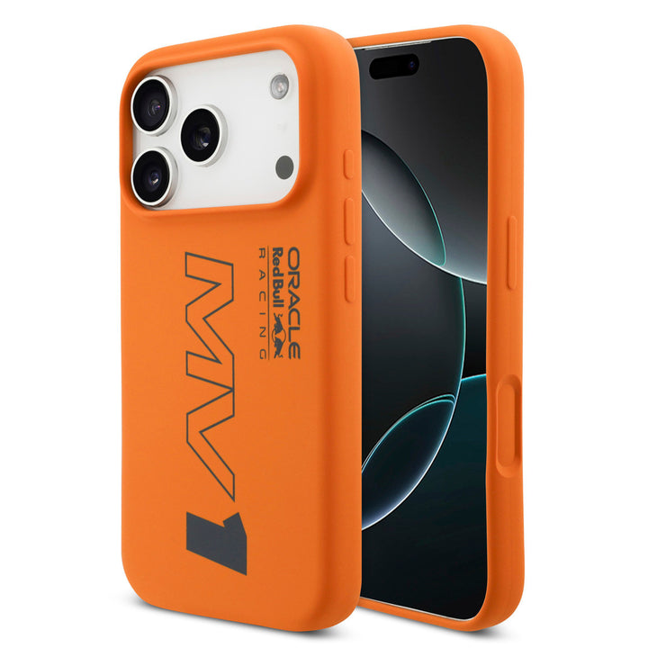 Red Bull Racing iPhone 17 Pro Backcover hoesje - Magsafe - Liquid Silicone - MV1 - Oranje-Hoesjes-Ilumina Benelux