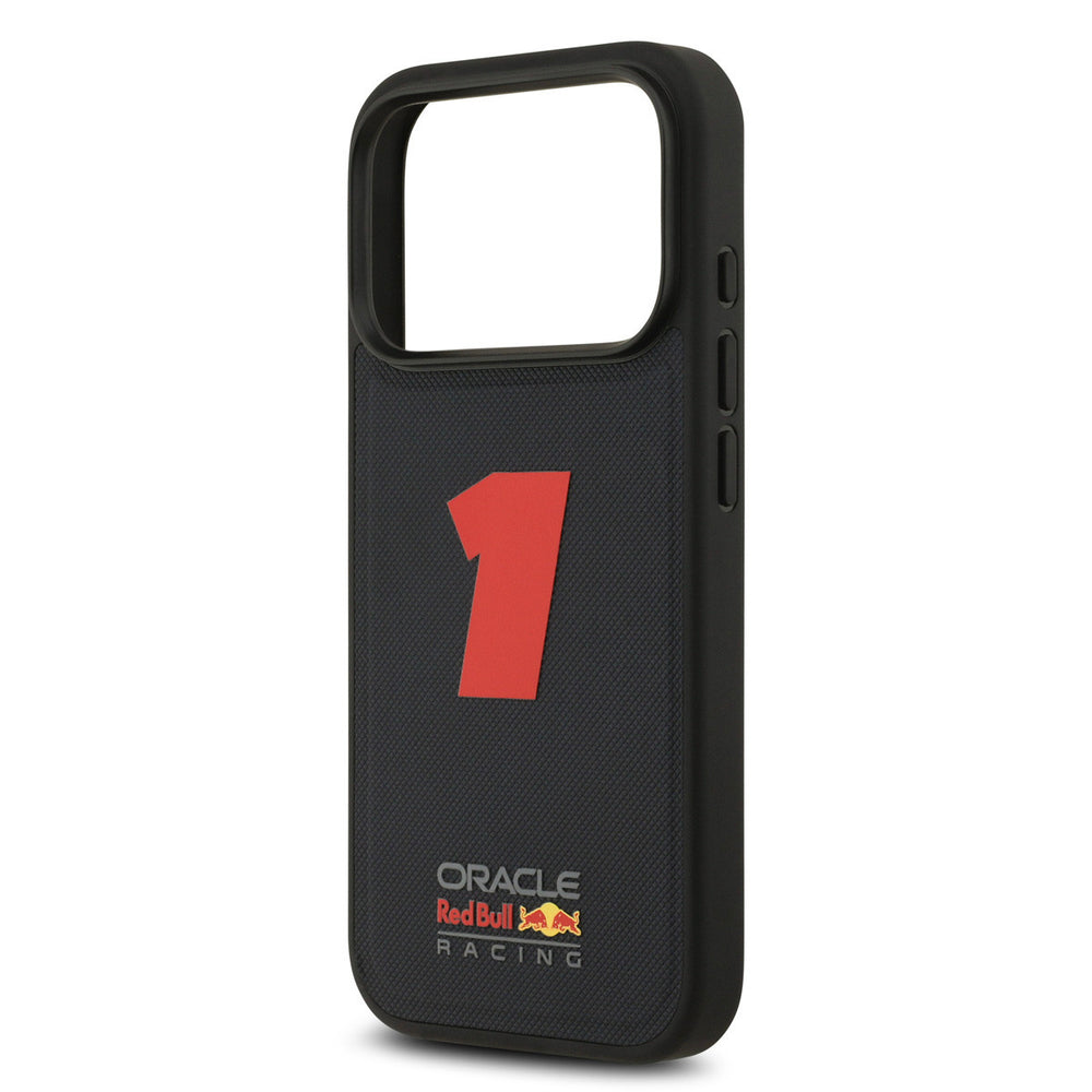 Red Bull Racing iPhone 17 Pro Backcover hoesje - Magsafe - Meshed - 3D Rubber Number 1 - Navy-Hoesjes-Ilumina Benelux