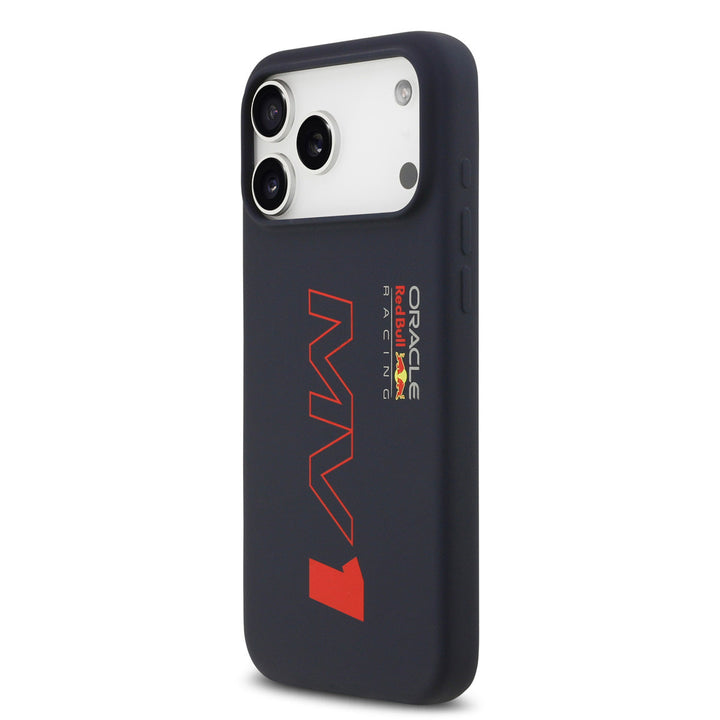 Red Bull Racing iPhone 17 Pro Max Backcover hoesje - MagSafe - Liquid Silicone - MV1 - Navy-Hoesjes-Ilumina Benelux