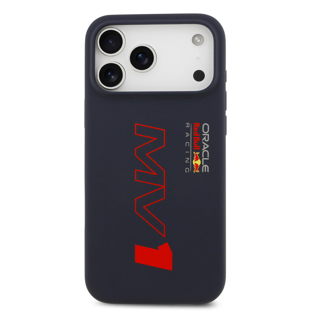 Red Bull Racing iPhone 17 Pro Max Backcover hoesje - MagSafe - Liquid Silicone - MV1 - Navy-Hoesjes-Ilumina Benelux