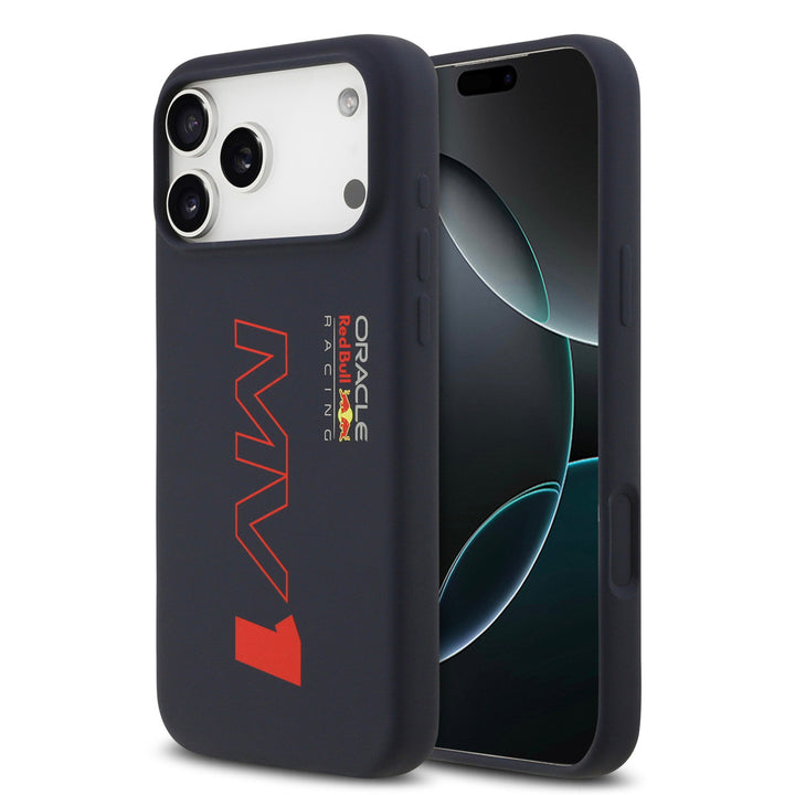 Red Bull Racing iPhone 17 Pro Max Backcover hoesje - MagSafe - Liquid Silicone - MV1 - Navy-Hoesjes-Ilumina Benelux