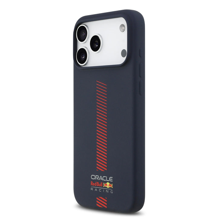 Red Bull Racing iPhone 17 Pro Max Backcover hoesje - MagSafe - Liquid Silicone - Powerbar - Navy-Hoesjes-Ilumina Benelux