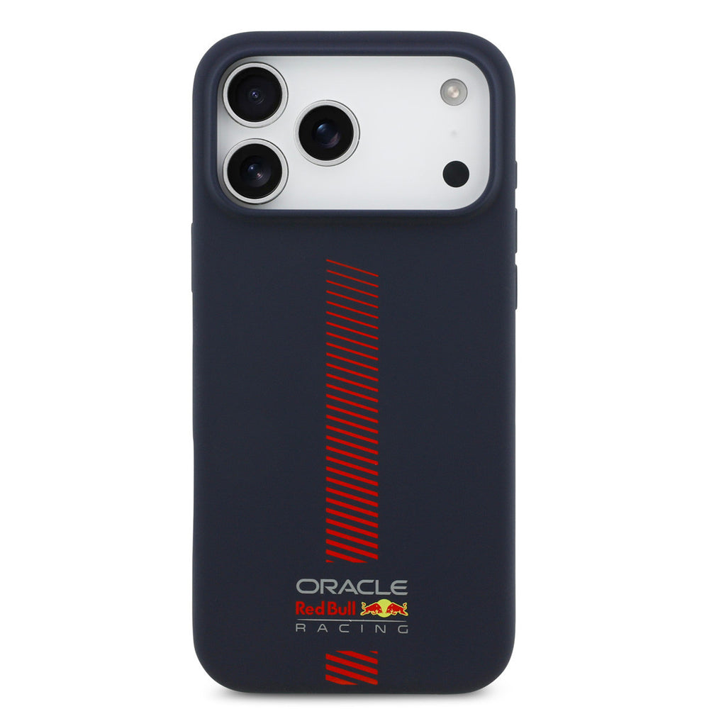 Red Bull Racing iPhone 17 Pro Max Backcover hoesje - MagSafe - Liquid Silicone - Powerbar - Navy-Hoesjes-Ilumina Benelux