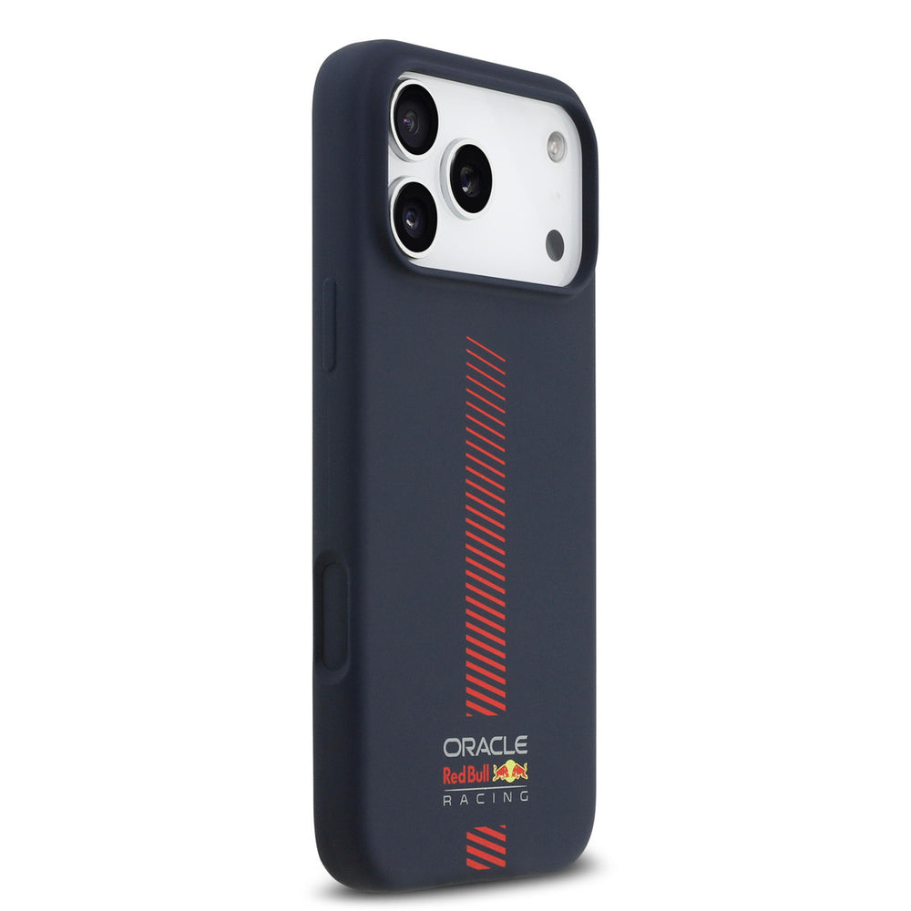 Red Bull Racing iPhone 17 Pro Max Backcover hoesje - MagSafe - Liquid Silicone - Powerbar - Navy-Hoesjes-Ilumina Benelux