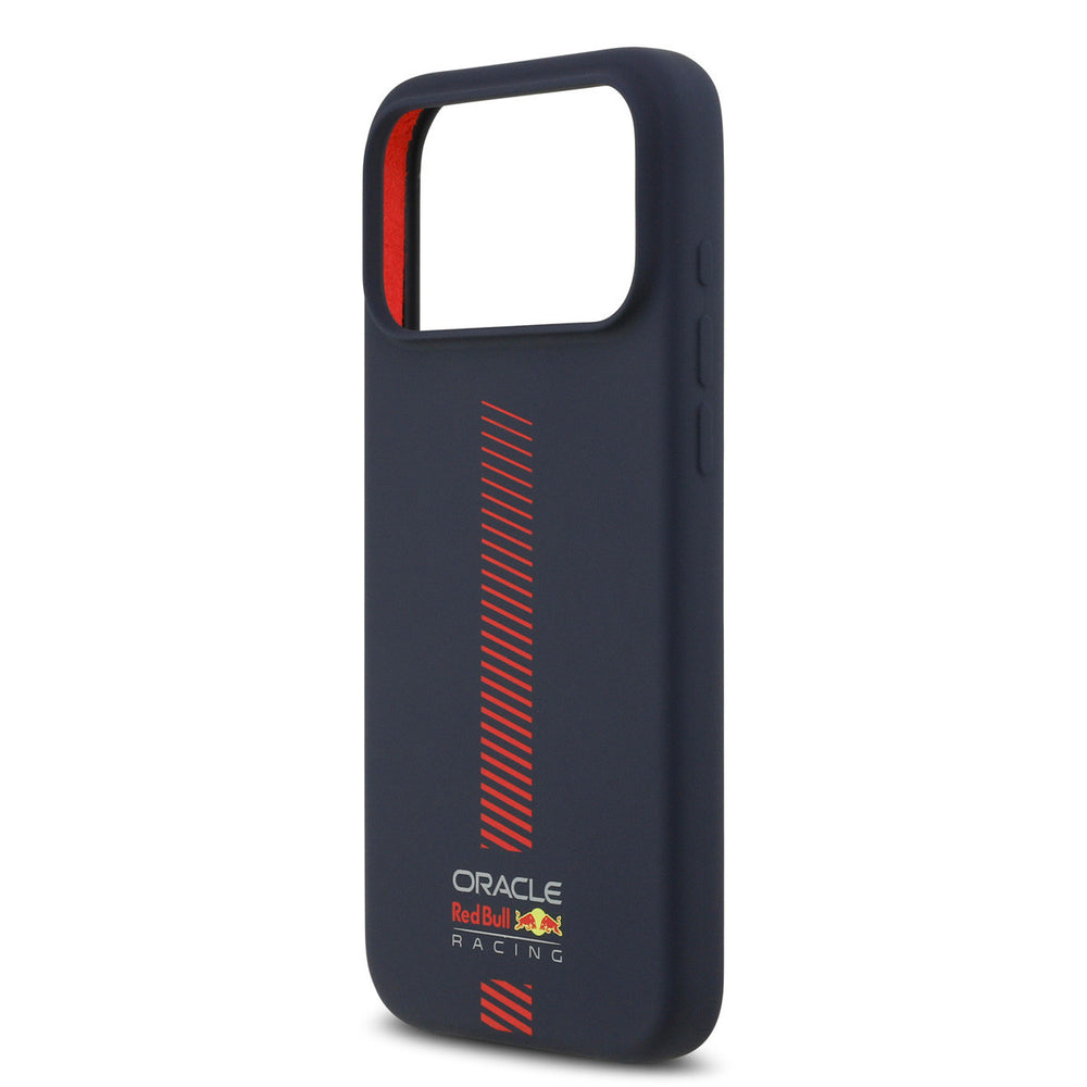 Red Bull Racing iPhone 17 Pro Max Backcover hoesje - MagSafe - Liquid Silicone - Powerbar - Navy-Hoesjes-Ilumina Benelux