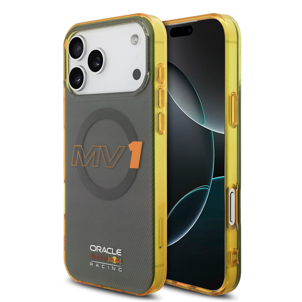 Red Bull Racing iPhone 17 Pro Max Backcover hoesje - Magsafe - Double Layer - MV1 - Grijs-Hoesjes-Ilumina Benelux