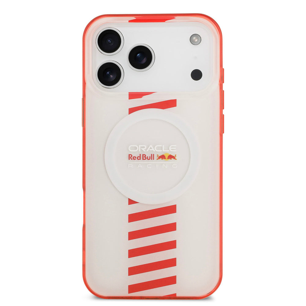 Red Bull Racing iPhone 17 Pro Max Backcover hoesje - Magsafe - Double Layer - Powerbar - Wit-Hoesjes-Ilumina Benelux