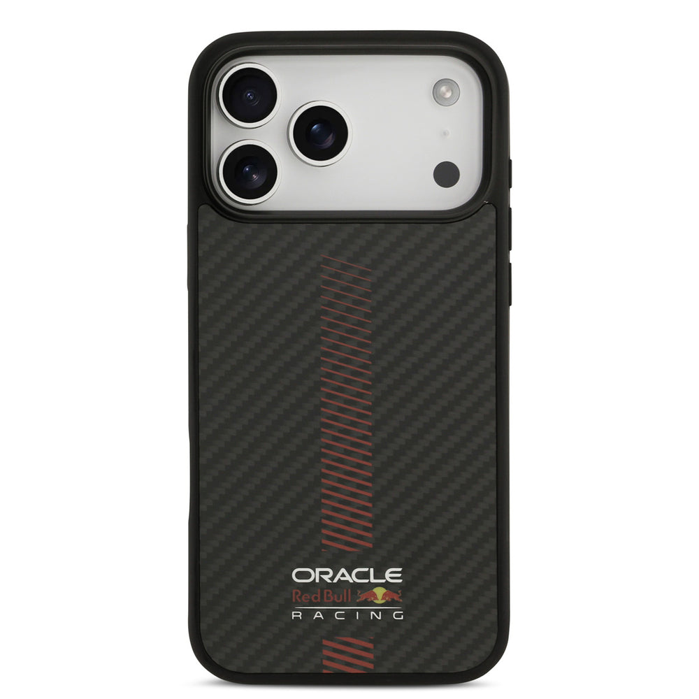 Red Bull Racing iPhone 17 Pro Max Backcover hoesje - Magsafe - Kevlar - Powerbar - Grijs-Hoesjes-Ilumina Benelux